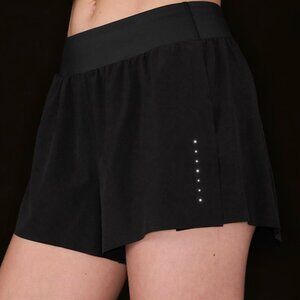 Athleta Fast Route Black Shorts